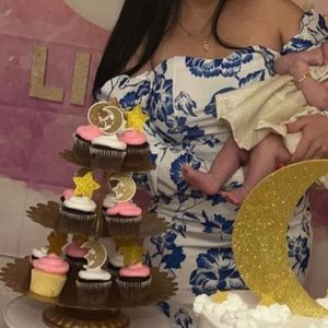 Bodycon flower dress 💙